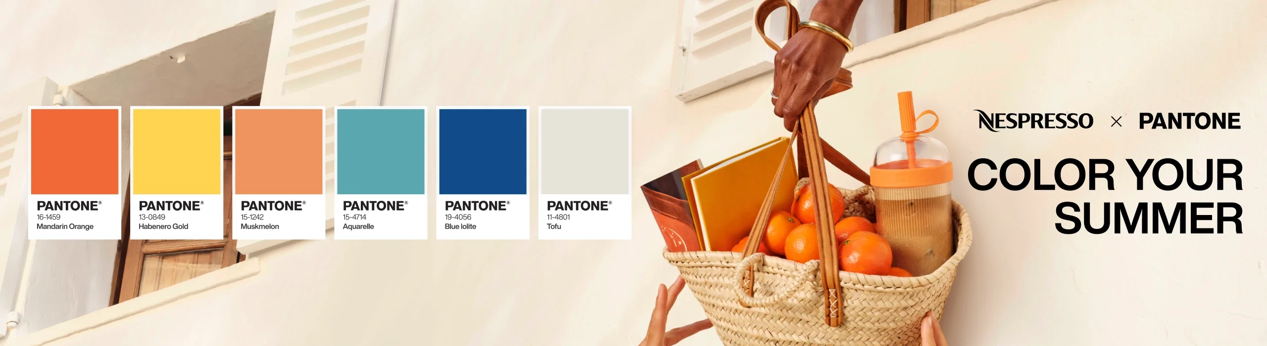 Blog01 Pantone-Nespresso color-your-summer-hero Desktop Banner 2560 × 700